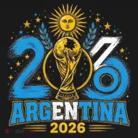 Argentina Soccer World 2026 Championship Celebration T-Shirt thumb 7