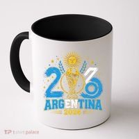 Argentina Soccer World 2026 Championship Celebration Coffee Mug thumb 0