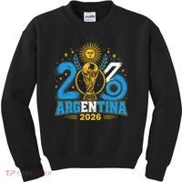 Argentina Soccer World 2026 Championship Celebration Kids Sweatshirt thumb 0