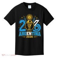 Argentina Soccer World 2026 Championship Celebration Kids T-Shirt thumb 0
