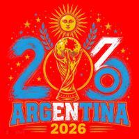 Argentina Soccer World 2026 Championship Celebration Santa Hat thumb 1