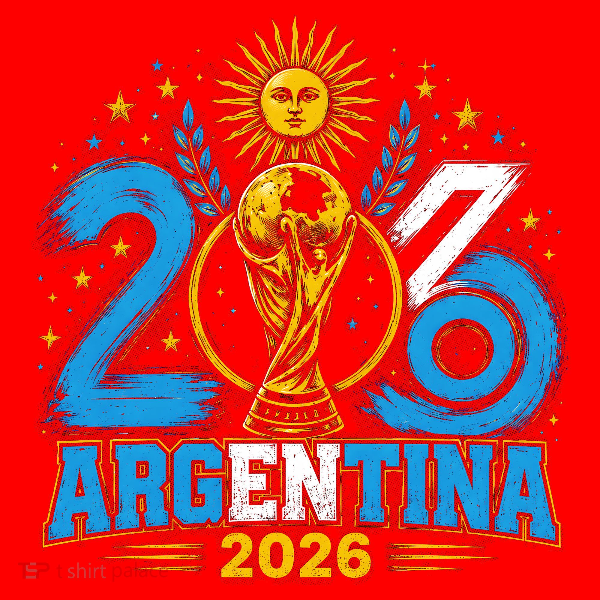 Argentina Soccer World 2026 Championship Celebration Santa Hat