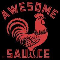Awesome Sauce With Picture Of Rooster Funny Retro Coffee Mug thumb 5