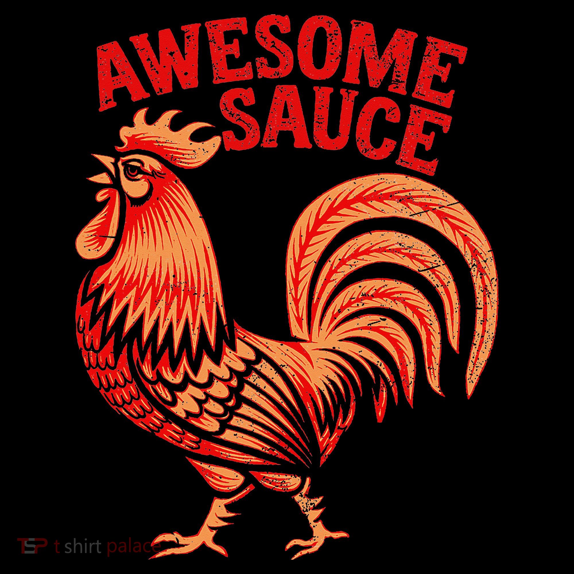 Awesome Sauce With Picture Of Rooster Coffee Mug