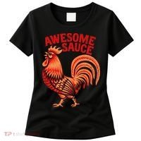 Awesome Sauce With Picture Of Rooster Women's T-Shirt thumb 0