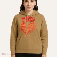 Awesome Sauce With Picture Of Rooster Hoodie thumb 5