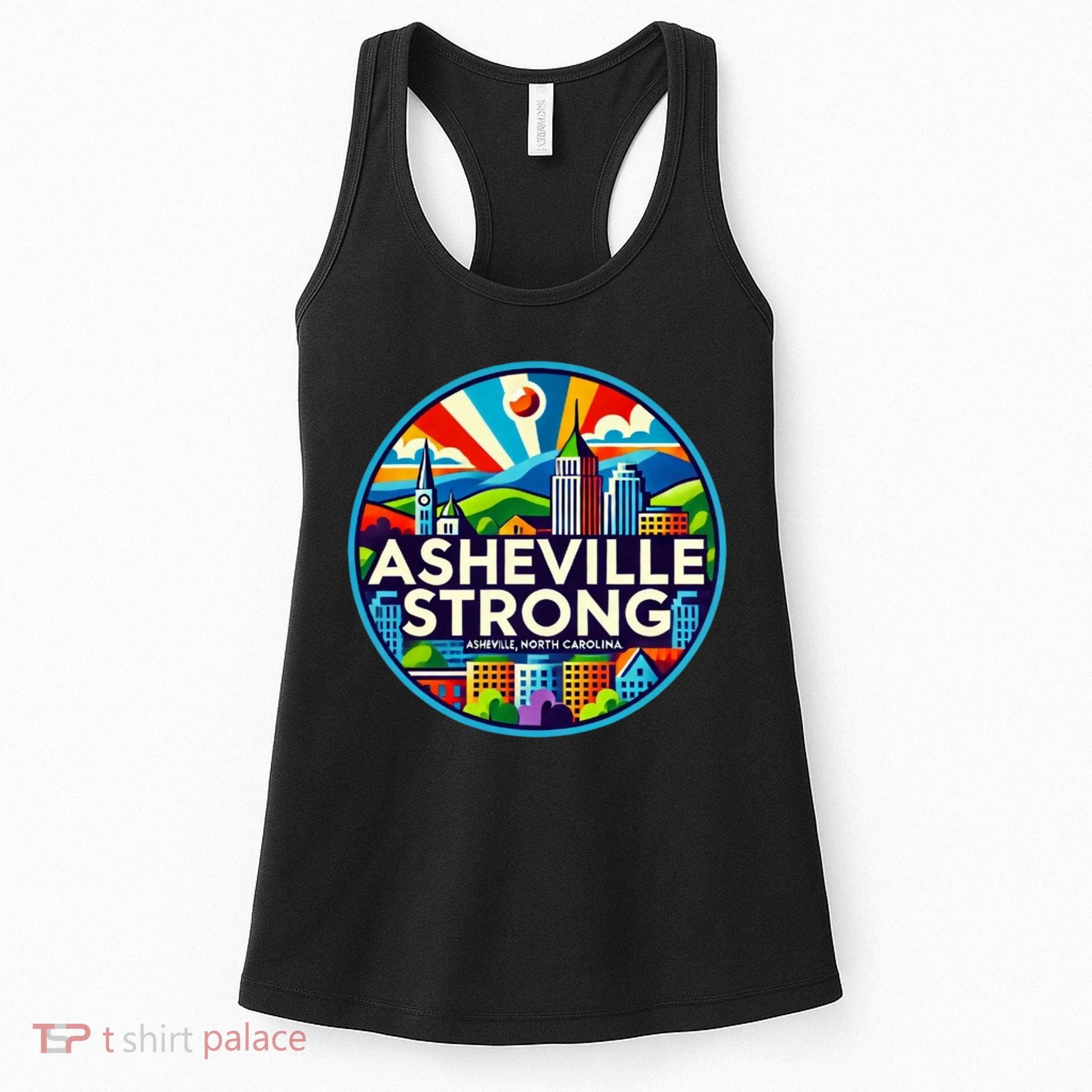 Asheville Strong Western Nc Helene Recovery Women's Tank Top