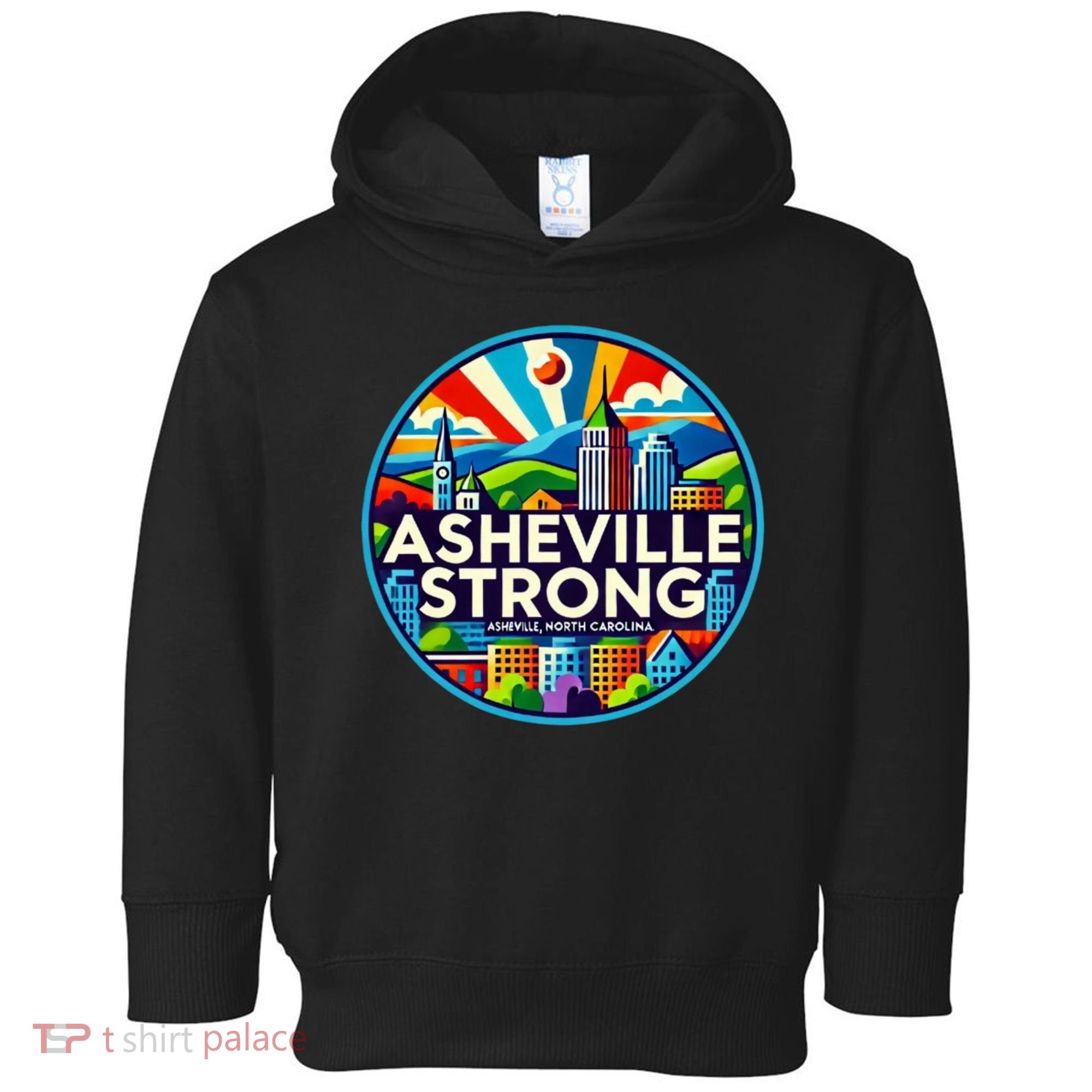 Asheville Strong Western Nc Helene Recovery Toddler Hoodie