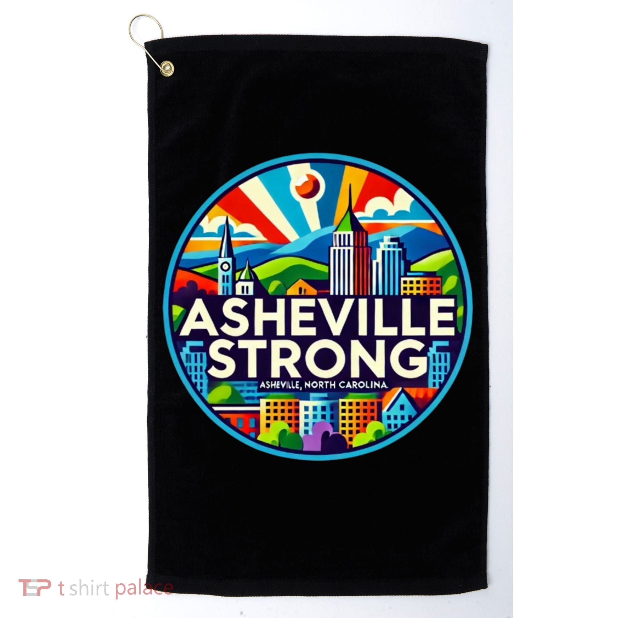 Asheville Strong Western Nc Helene Recovery Golf Towel