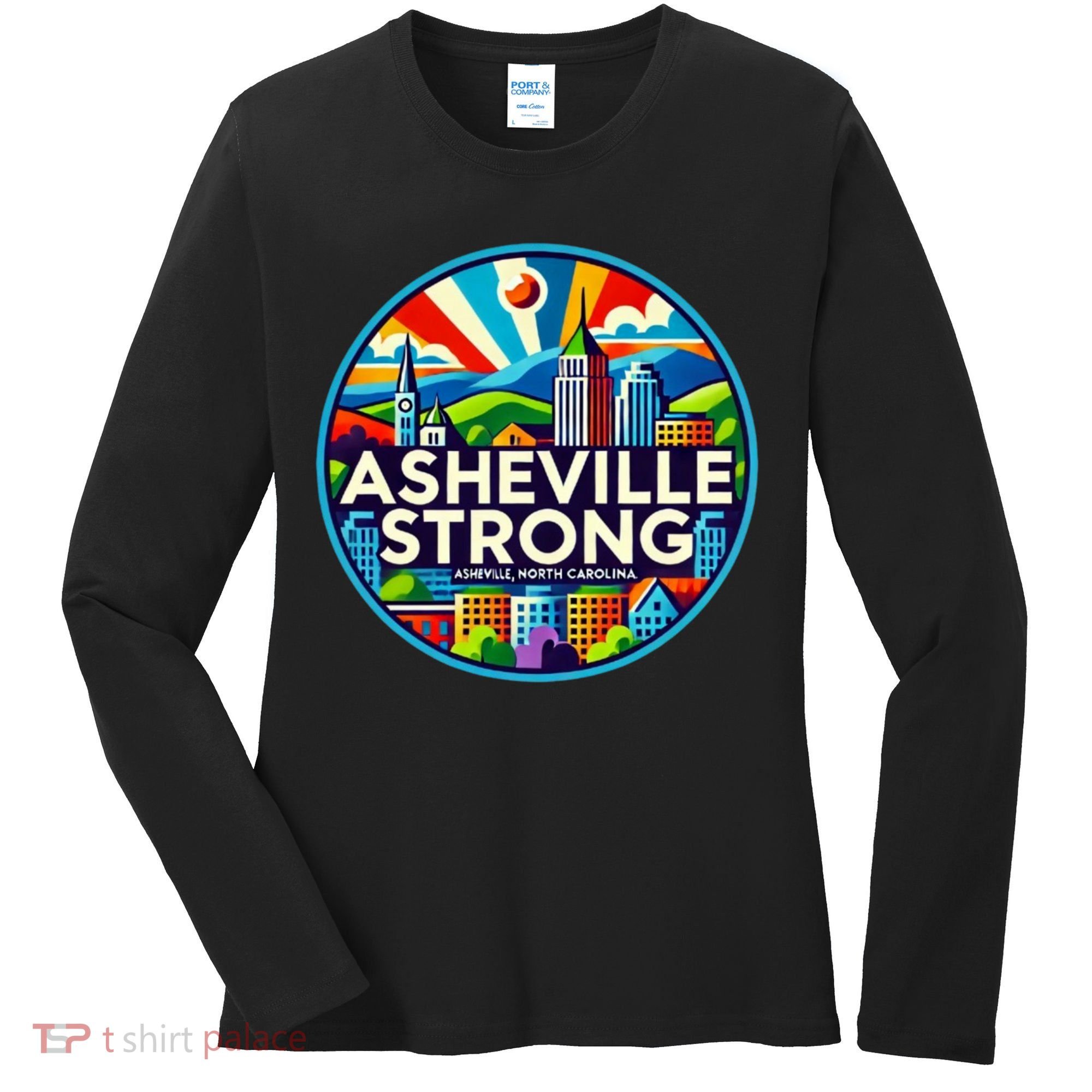 Asheville Strong Western Nc Helene Recovery Women's Long Sleeve Shirt