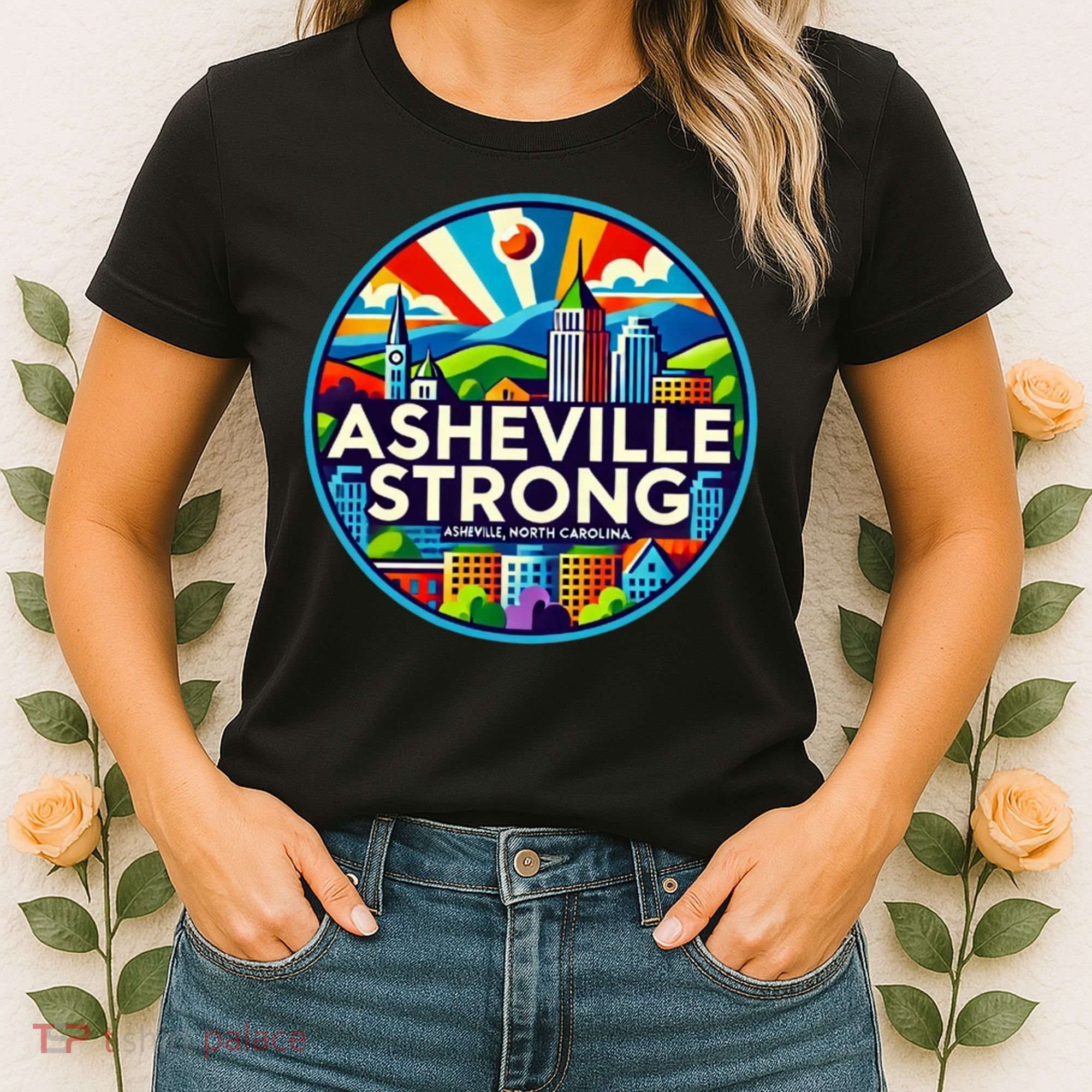 Asheville Strong Western Nc Helene Recovery Women's T-Shirt
