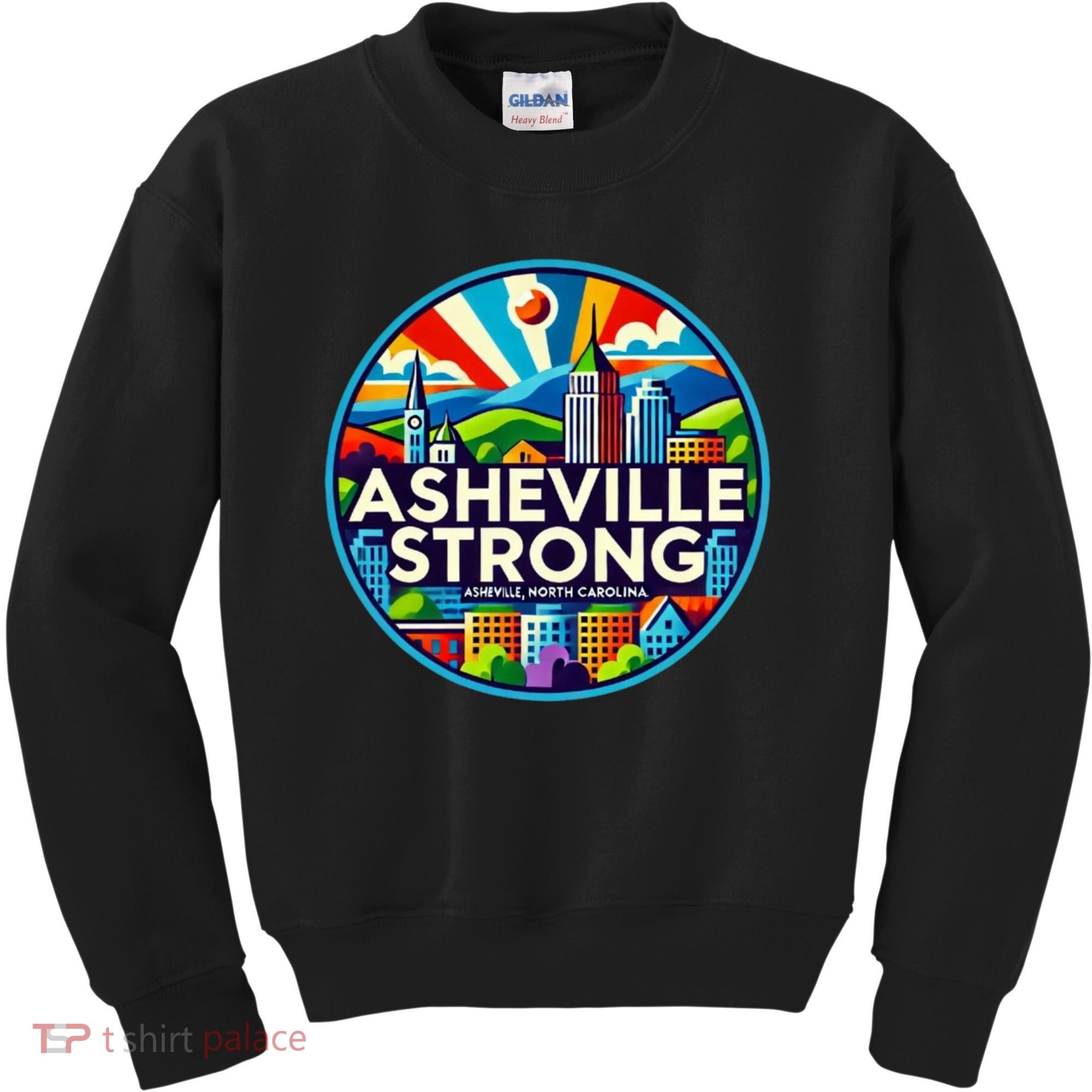 Asheville Strong Western Nc Helene Recovery Kids Sweatshirt