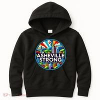 Asheville Strong Western Nc Helene Recovery Kids Hoodie thumb 0