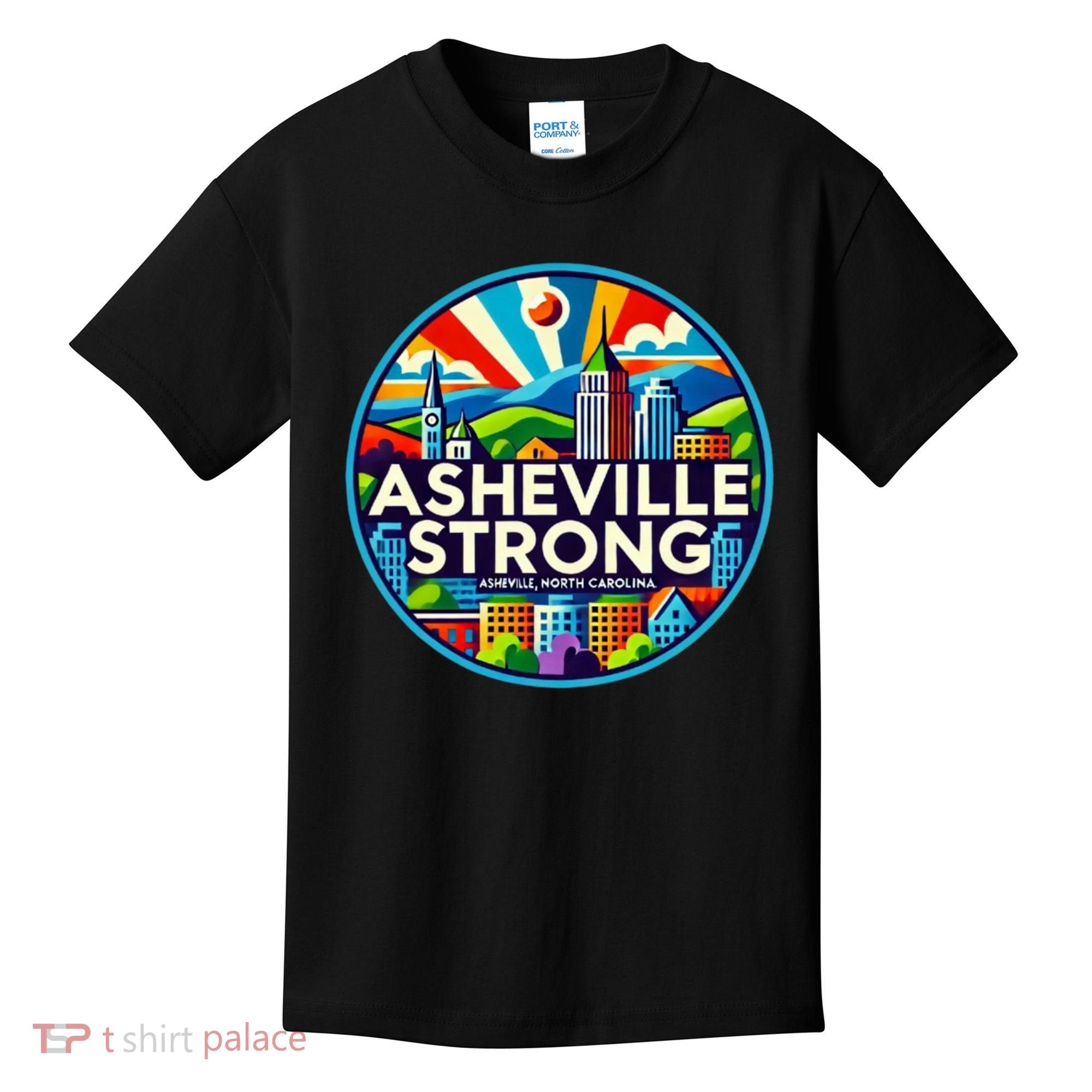 Asheville Strong Western Nc Helene Recovery Kids T-Shirt