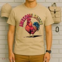 Awesome Sauce With Picture Of Rooster Vintage Funny T-Shirt thumb 6