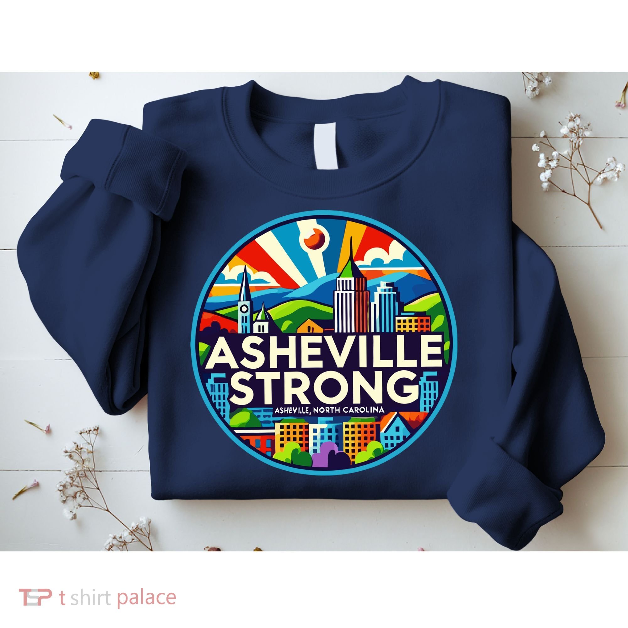 Asheville Strong Western Nc Helene Recovery Sweatshirt