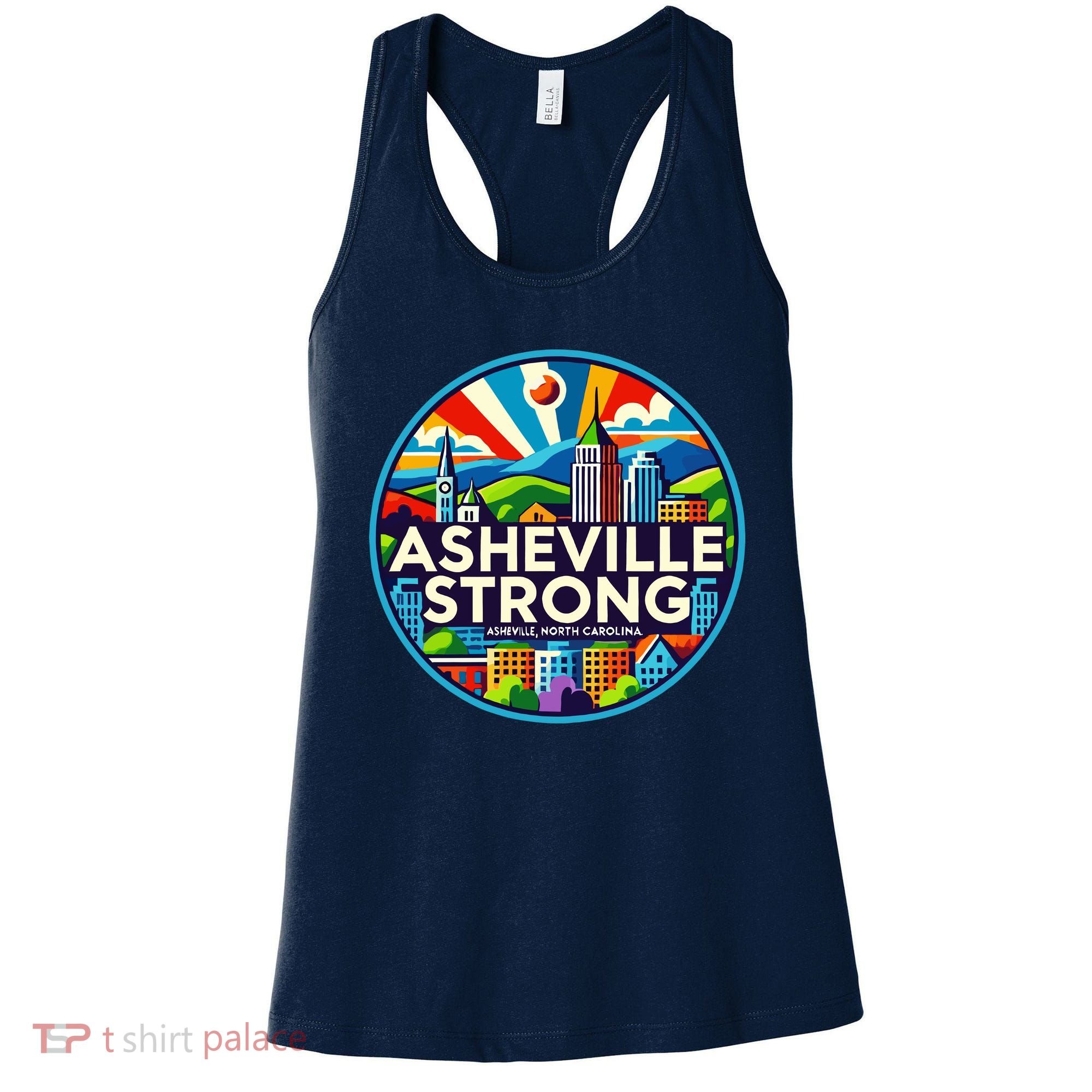 Asheville Strong Western Nc Helene Recovery Women's Tank Top