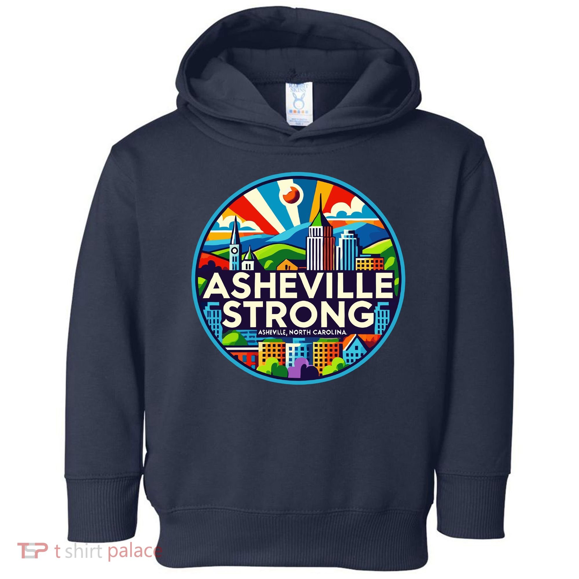Asheville Strong Western Nc Helene Recovery Toddler Hoodie