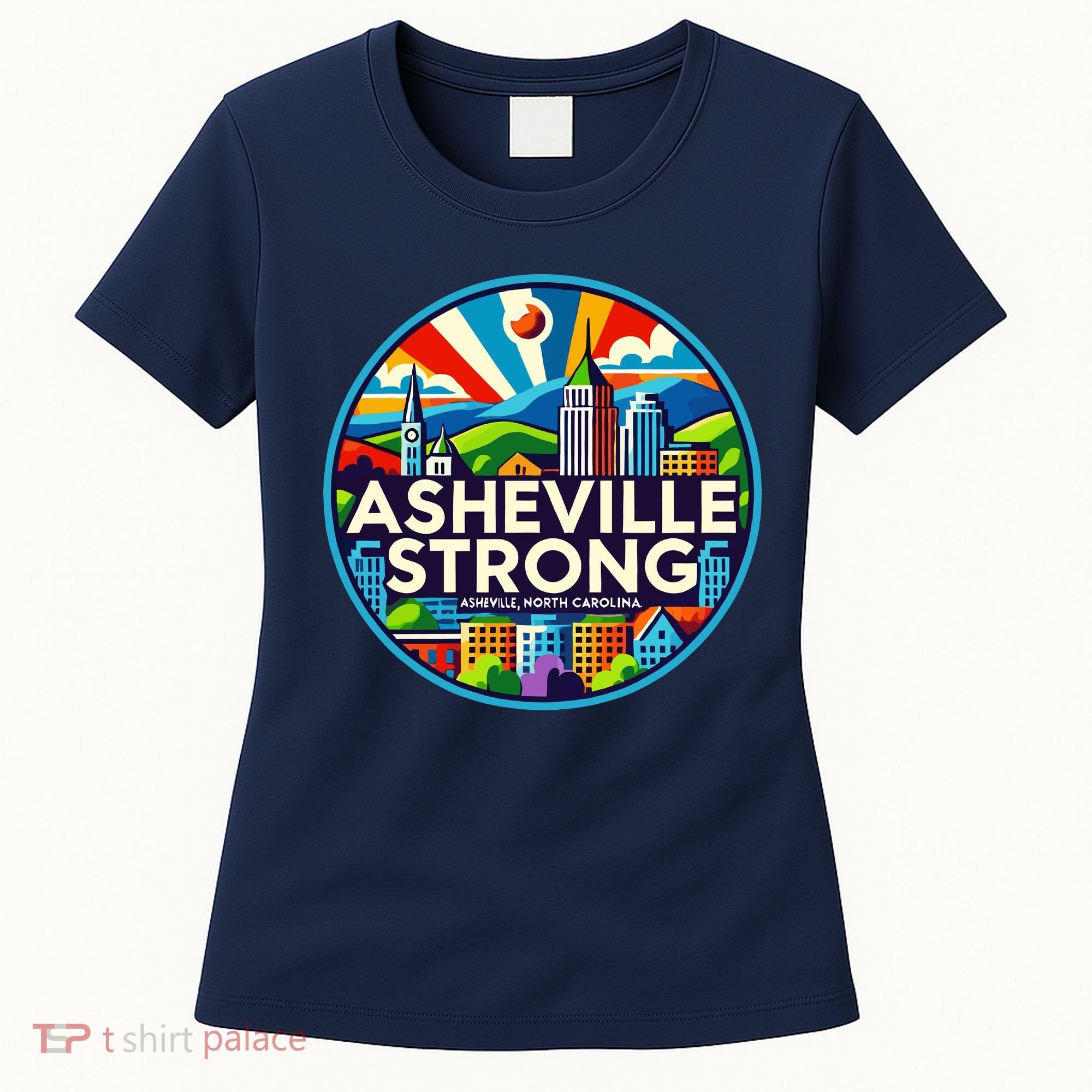 Asheville Strong Western Nc Helene Recovery Women's T-Shirt