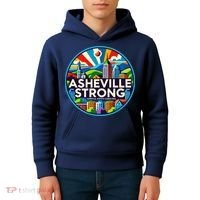 Asheville Strong Western Nc Helene Recovery Kids Hoodie thumb 4