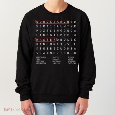 Alien Sheephead Word Search Puzzle Wordsearch Women's Sweatshirt