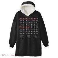 Alien Sheephead Word Search Puzzle Wordsearch Hooded Wearable Blanket thumb 0