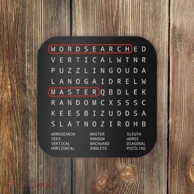 Alien Sheephead Word Search Puzzle Wordsearch Coaster
