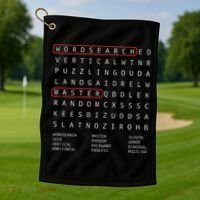 Alien Sheephead Word Search Puzzle Wordsearch Golf Towel thumb 1