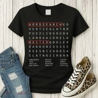 Alien Sheephead Word Search Puzzle Wordsearch Women's T-Shirt thumb 3