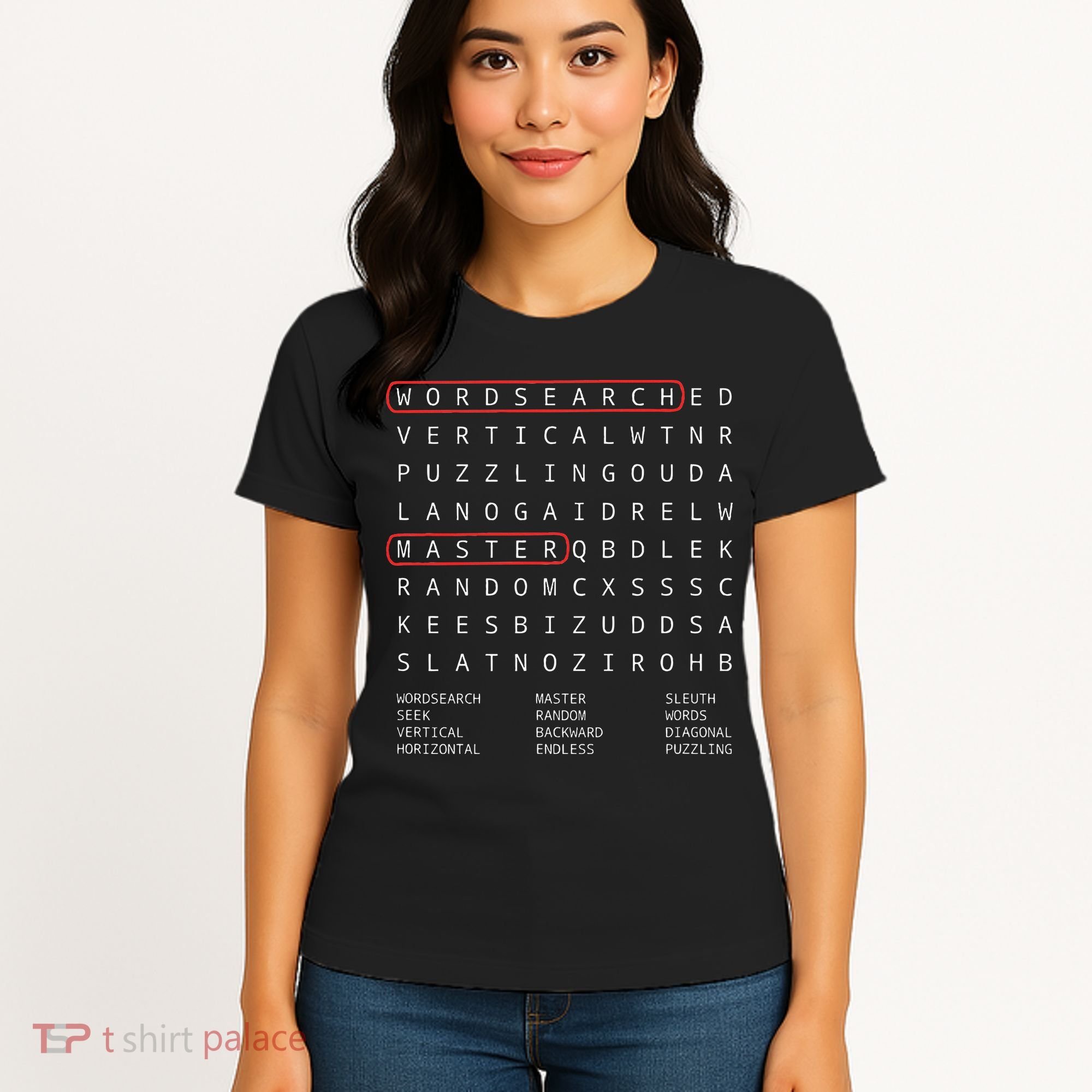 Alien Sheephead Word Search Puzzle Wordsearch Women's T-Shirt