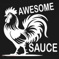 Awesome Sauce With Picture Of Rooster Women's Hoodie thumb 2