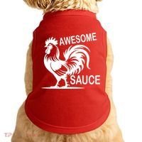 Awesome Sauce With Picture Of Rooster Doggie Tank thumb 0