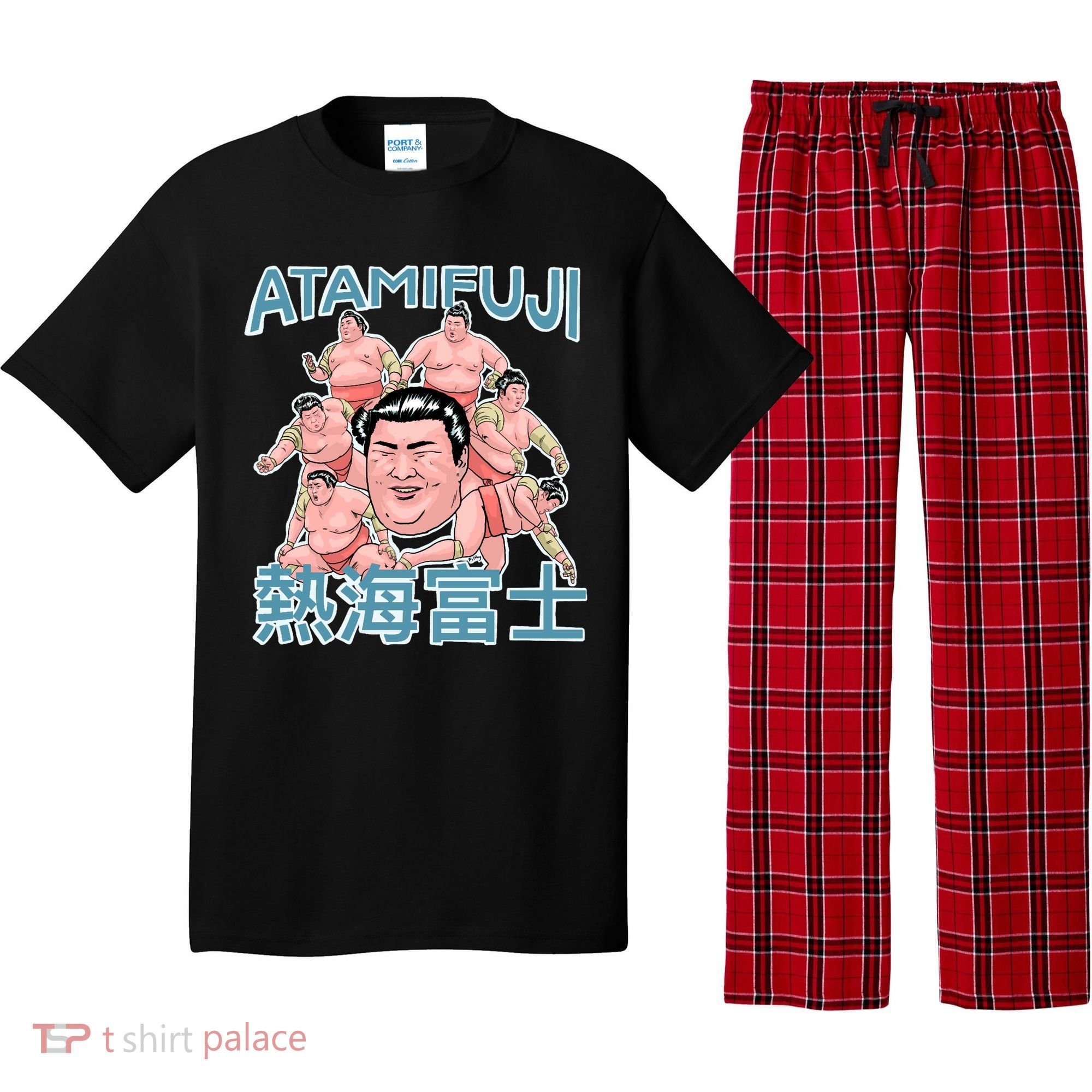 Atamifuji Sumo Wrestler Japan 熱海富士 相撲 Pajama Set