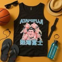 Atamifuji Sumo Wrestler Japan 熱海富士 相撲 Tank Top thumb 4