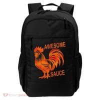 Awesome Sauce With Picture Of Rooster Backpack thumb 0