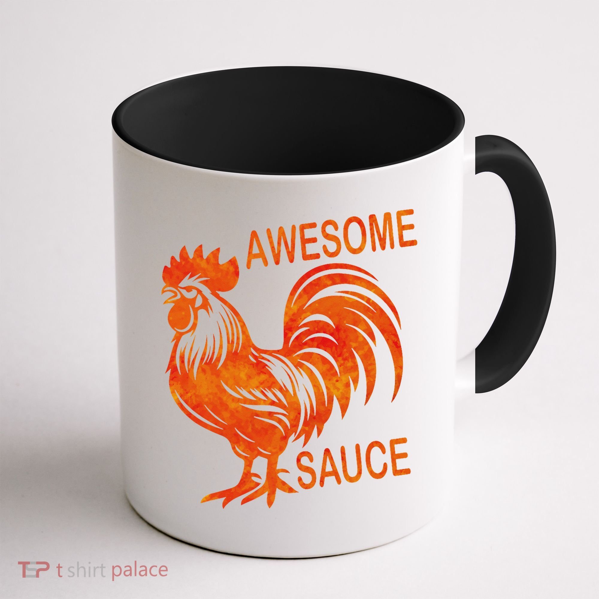 Awesome Sauce With Picture Of Rooster Coffee Mug