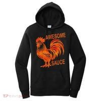 Awesome Sauce With Picture Of Rooster Women's Hoodie thumb 0