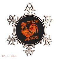 Awesome Sauce With Picture Of Rooster Ornament thumb 0