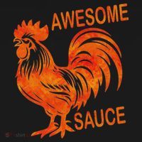 Awesome Sauce With Picture Of Rooster Baby Bodysuit thumb 2