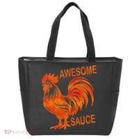 Awesome Sauce With Picture Of Rooster Tote Bag thumb 0