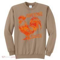 Awesome Sauce With Picture Of Rooster Sweatshirt thumb 0