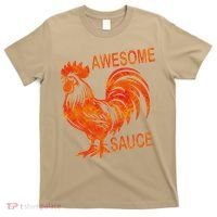 Awesome Sauce With Picture Of Rooster T-Shirt thumb 0