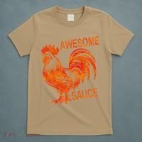 Awesome Sauce With Picture Of Rooster T-Shirt thumb 5