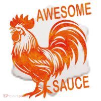 Awesome Sauce With Picture Of Rooster Ceramic Ornament thumb 2