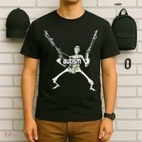 Autism Skeleton With Guns T-Shirt thumb 6