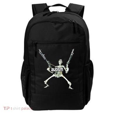 Autism Skeleton With Guns Backpack