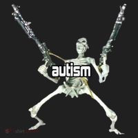 Autism Skeleton With Guns Tumbler thumb 3
