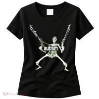 Autism Skeleton With Guns Women's T-Shirt thumb 0