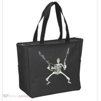 Autism Skeleton With Guns Tote Bag thumb 2