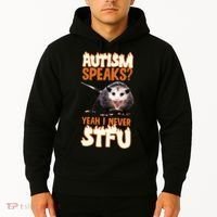 Autism Speaks Yeah I Never Stfu Hoodie thumb 2